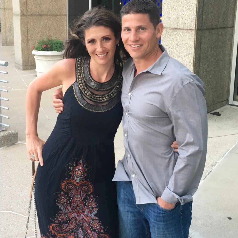 Beautiful free people, backless maxi dress